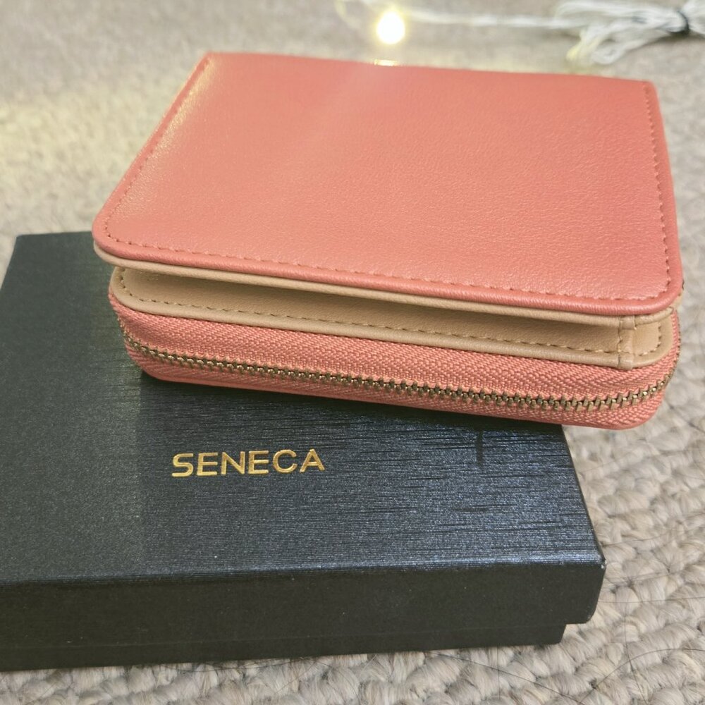 NEW pink wallet in a box (made in Korea)